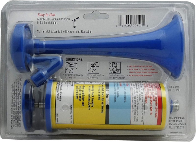 Max Professional Super Blast 7218 Pump Air Horn - Marine, Sports, and Safety Use - Image 2